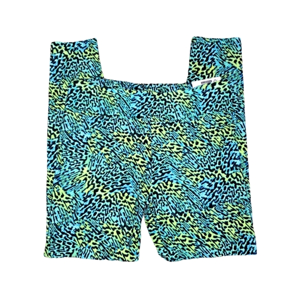 No Boundaries NEW Junior High Rise Ankle Length Sueded Legging Green Blue Black - Picture 2 of 4